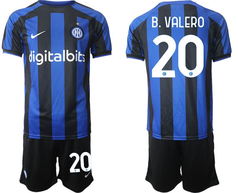 Men 2022-2023 Club Inter Milan home blue #20 Soccer Jersey